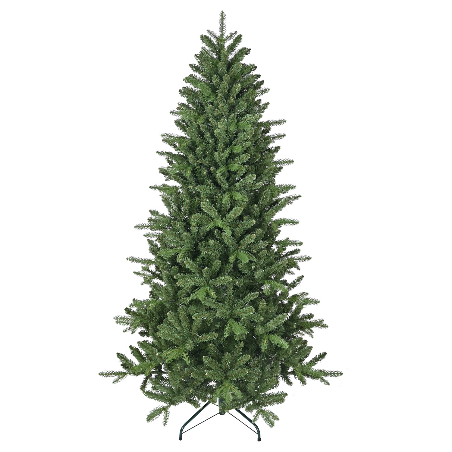 6ft Full Lush Artificial Christmas Tree - Hinged Pine with 1168 PE+PVC Mixed Needles, Easy Assembly Holiday Decor with Sturdy Metal Stand - Perfect for Indoor Christmas Celebrations, Green