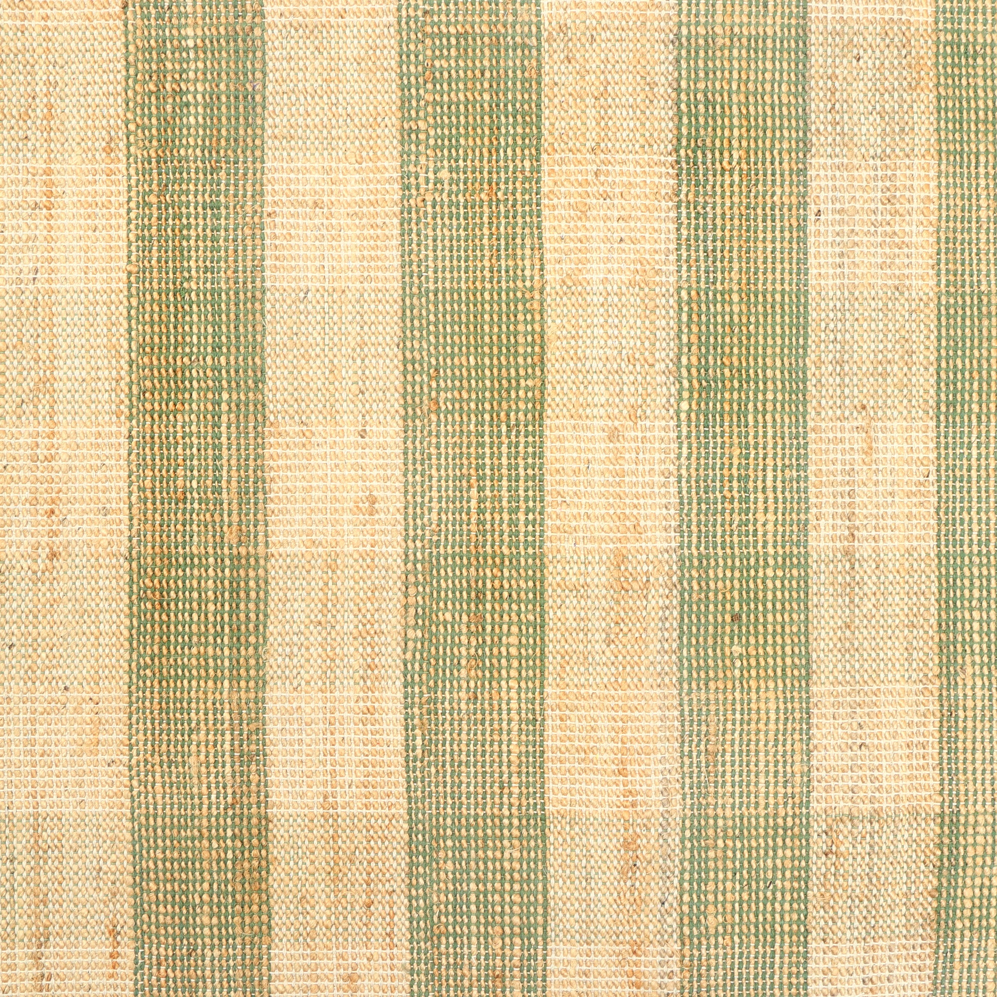 Natural Jute &amp; Cotton Green Plaid Area Rug | Handwoven 8x10 ft Eco-Friendly Rug for Living Room, Bedroom, Entryway | Durable, Soft, Rustic Home Decor