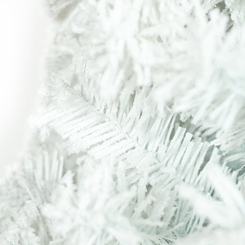 4ft Snowman Christmas Tree - Pre-lit Artificial Xmas Tree with 100 Warm White LED Lights, 380 PVC Branch Tips - Perfect for Indoor/Outdoor Holiday Decor