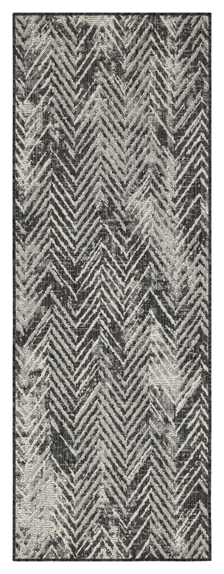 Sunshine GC Anthracite 5'3" x 7'3" Indoor/Outdoor Polypropylene Area Rug - Durable, Stain-Resistant, Easy Clean, Flatweave for Patio, Living Room, Entryway