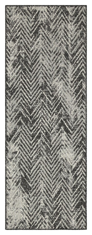 Sunshine GC Anthracite 5'3" x 7'3" Indoor/Outdoor Polypropylene Area Rug - Durable, Stain-Resistant, Easy Clean, Flatweave for Patio, Living Room, Entryway