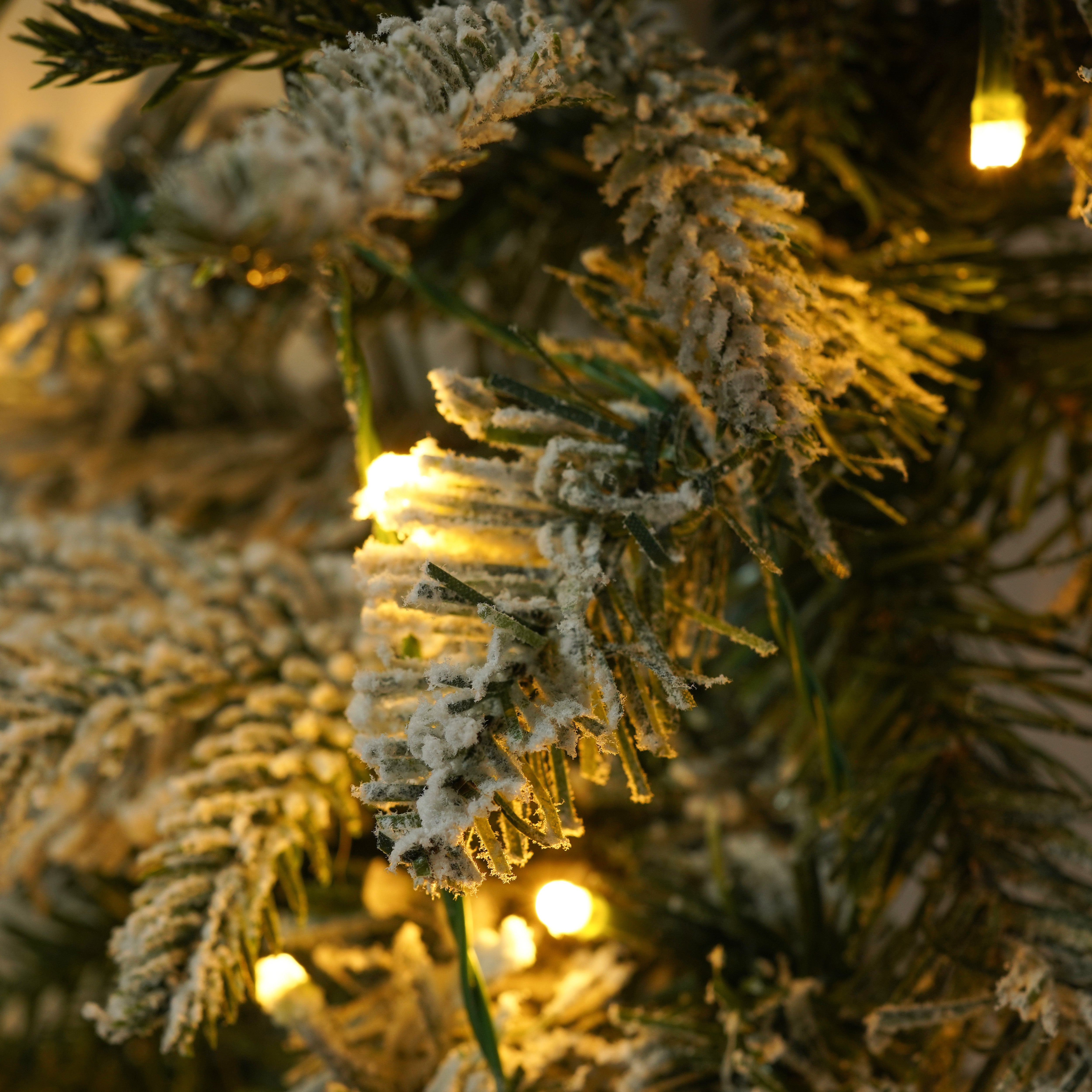 Pre-lit 4-Piece Christmas Tree Set: 4ft Artificial Tree, Wreath, Garland & 2 Entrance Trees with 330 Warm White LED Lights, Lush Green PVC Foliage for Festive Home & Office Decor