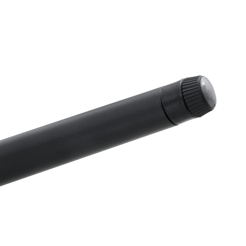 Table and chair set.A minimalist retro rectangular dining table with a specially textured top and black metal legs.Paired With 4 Black Artificial PU Chairs With Curved Widened Cushion Design.