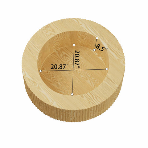 29.5" Modern Round MDF Coffee Table with Storage & 2 Ergonomic PU Dining Chairs - Ring Stripe Design, Black Metal Legs - Ideal for Kitchen, Living Room, Home Office Decor