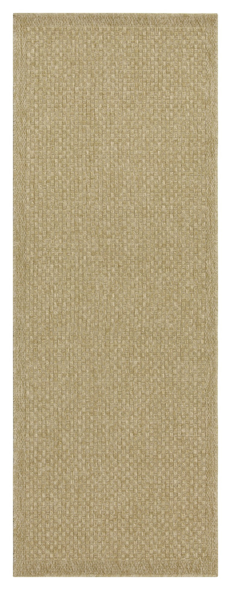 Earth GC_NTL1004 Jute/Polypropylene 5'3" x 7'3" Indoor/Outdoor Area Rug - Natural Flatweave, Stain-Resistant, Easy Clean, Durable for High Traffic Entryways, Patios, Living Spaces, Made in Turkey