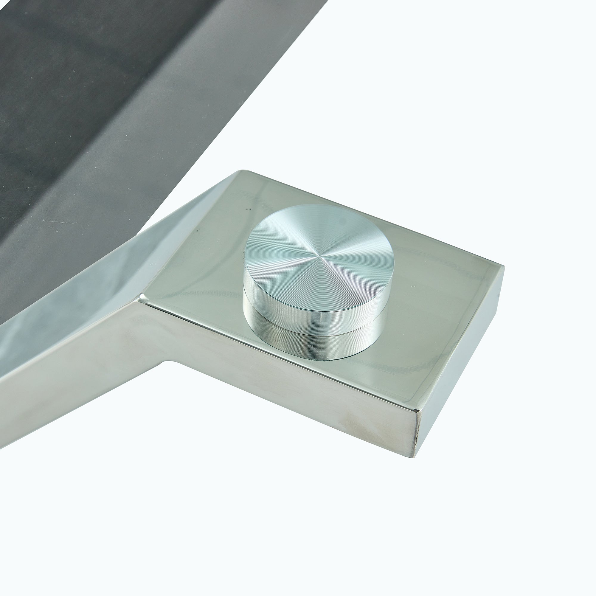 Elegant 71" Clear Tempered Glass Dining Table Set with 6 Light Gray PU Chairs, Silver Metal Legs - Modern Minimalist 6-Seater for Dining Room & Kitchen