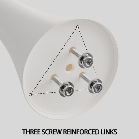 31.5" White Round Tulip Dining Table Set for 2-4 People, MDF Top & Base with 2 White PU Leather Metal Leg Chairs, Modern Kitchen & Small Space Furniture