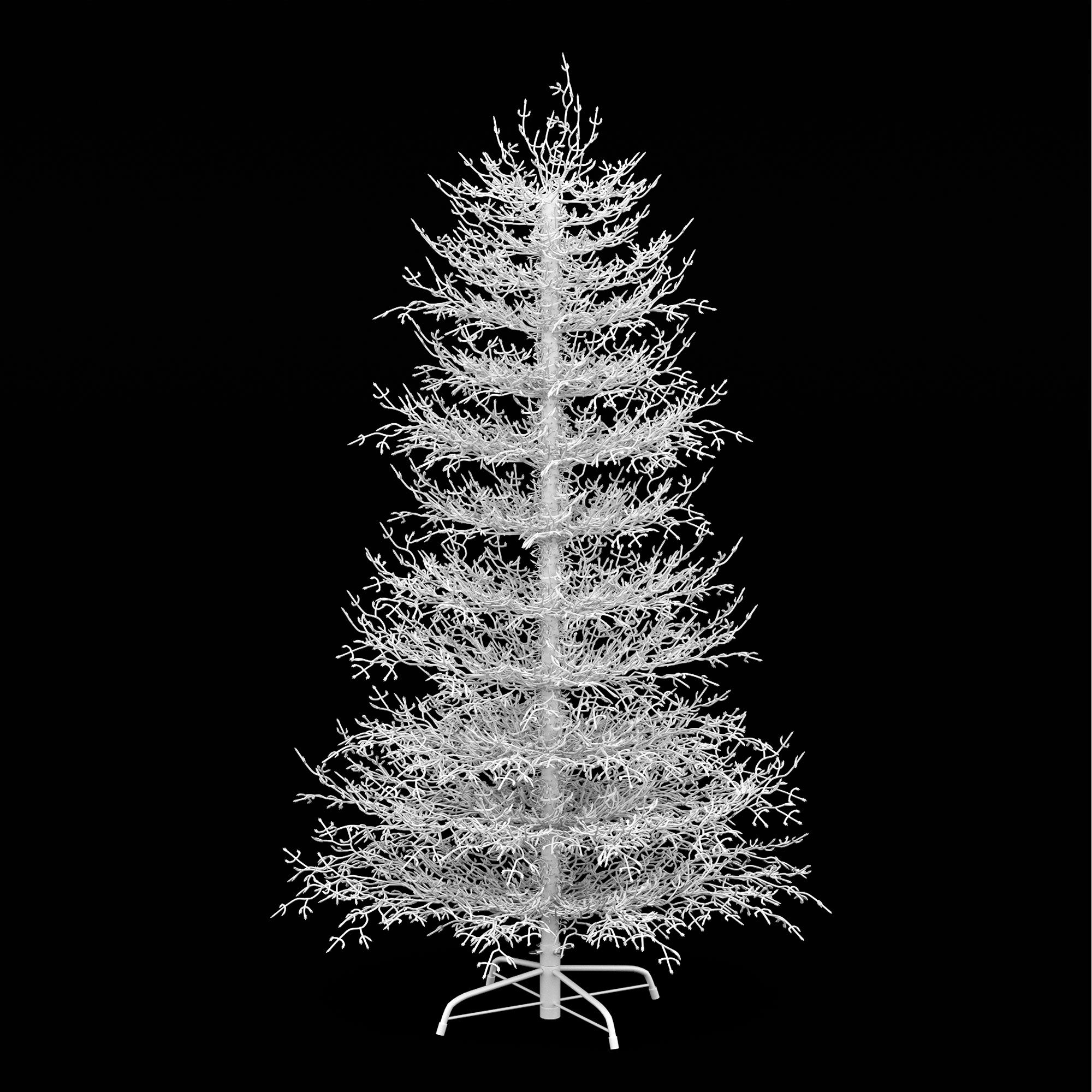 6FT Snow Flocked Aspen Fir Artificial Christmas Tree | Hinged Design with 623 Lush PE Tips & 420 Warm White LED Lights | Stunning Holiday Decor for Home & Party