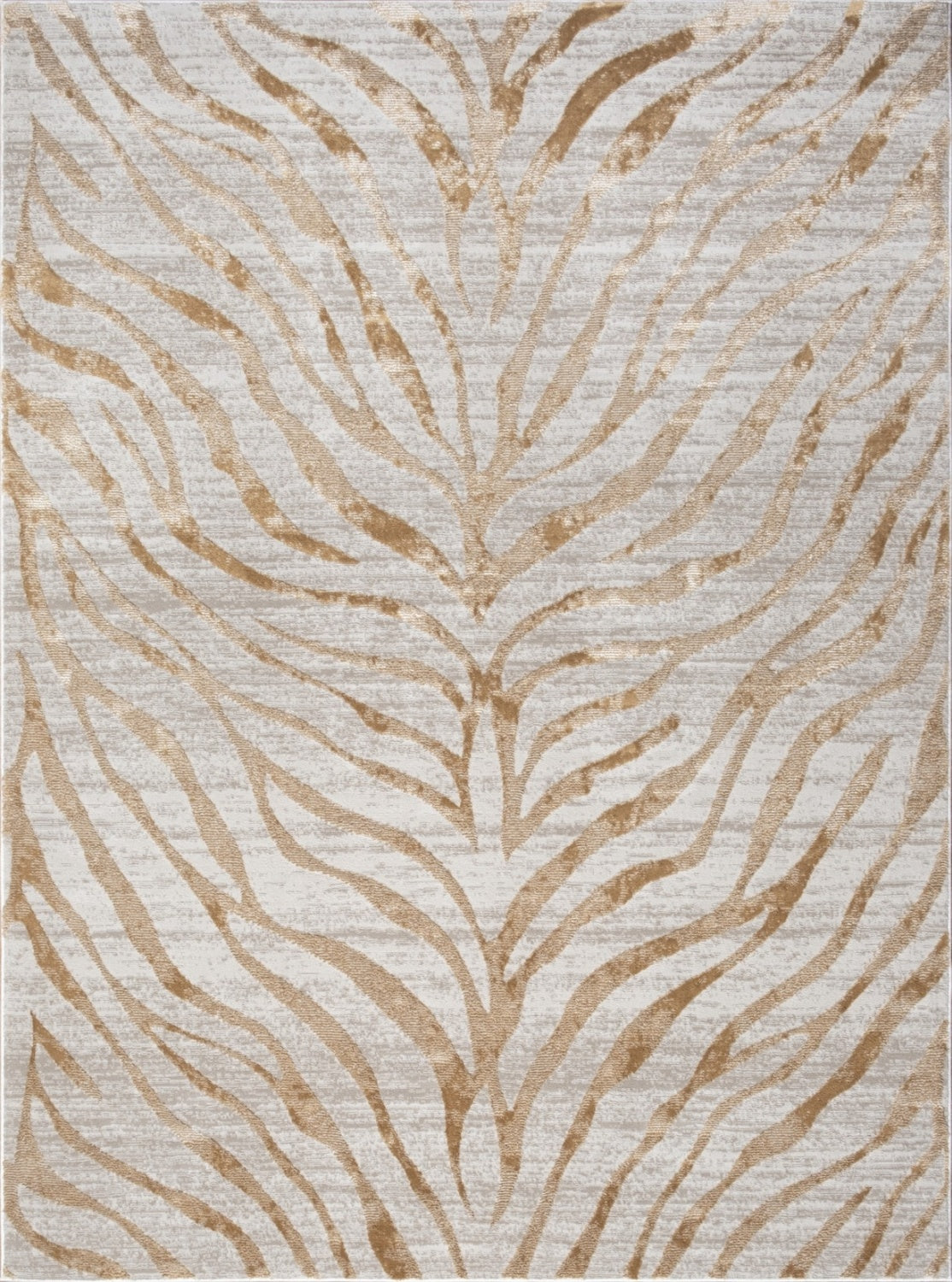 Elegance GC Gold 2x3 ft Area Rug: Soft Polyester Animal Skin Pattern Accent Mat, Stain Resistant, Kid & Pet Friendly, Durable Entryway Rug Made in Turkey