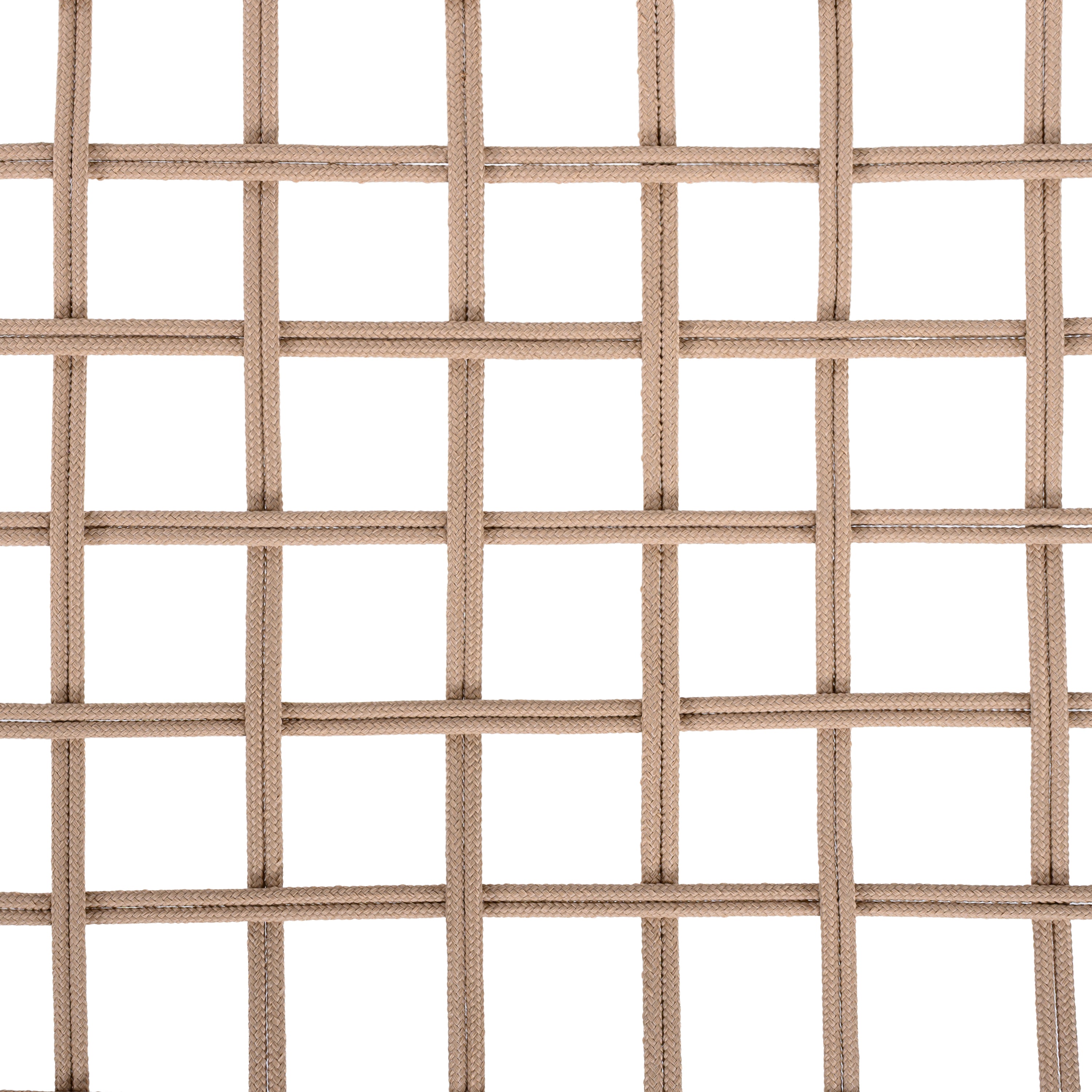 Boho 3-Piece Outdoor Furniture Set: 2 Lounge Chairs & Glass Side Table | Handwoven Rope, Powder-Coated Steel | Waterproof Cushions | Patio, Garden, Poolside Relaxation