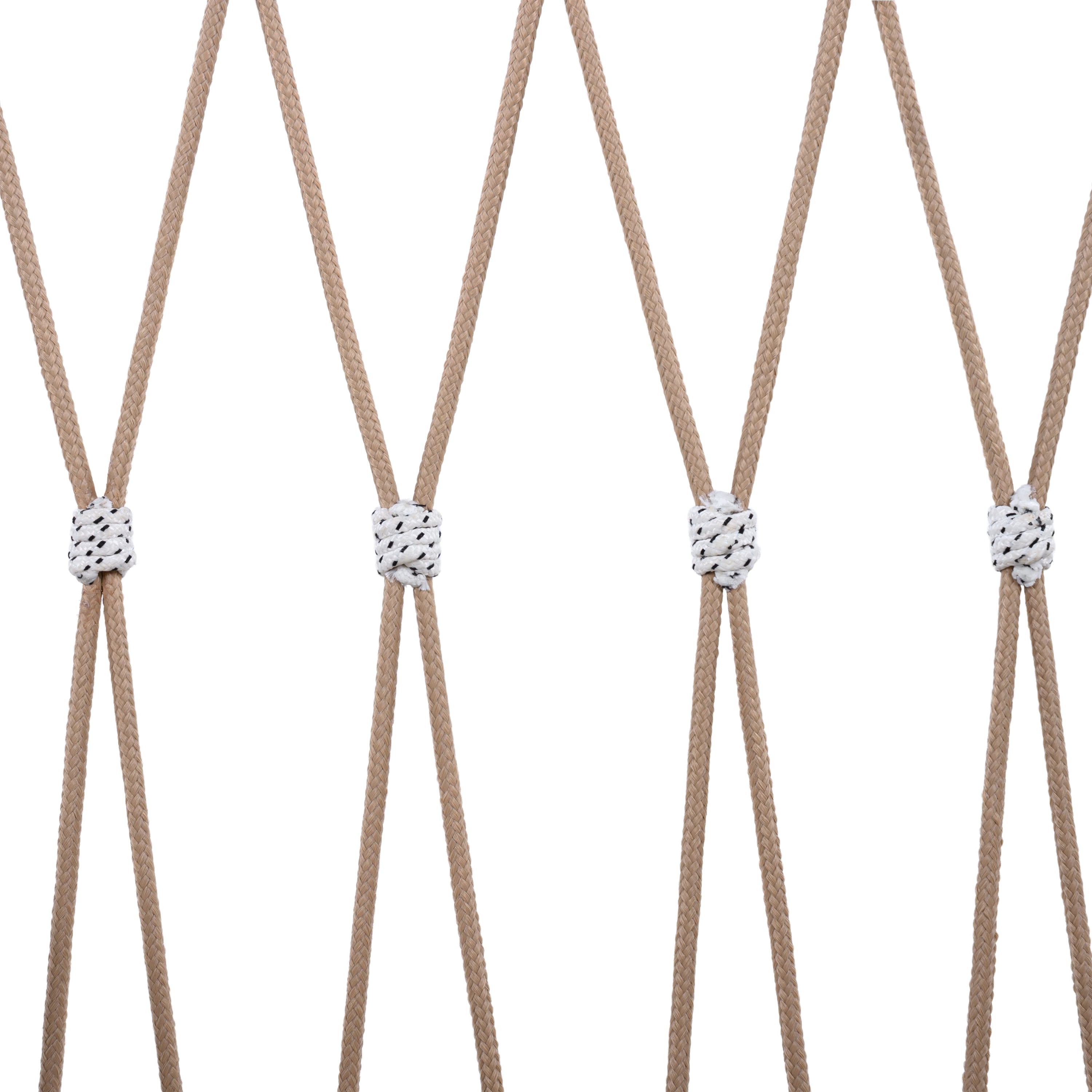 Boho 3-Piece Outdoor Furniture Set: 2 Lounge Chairs & Glass Side Table | Handwoven Rope, Powder-Coated Steel | Waterproof Cushions | Patio, Garden, Poolside Relaxation