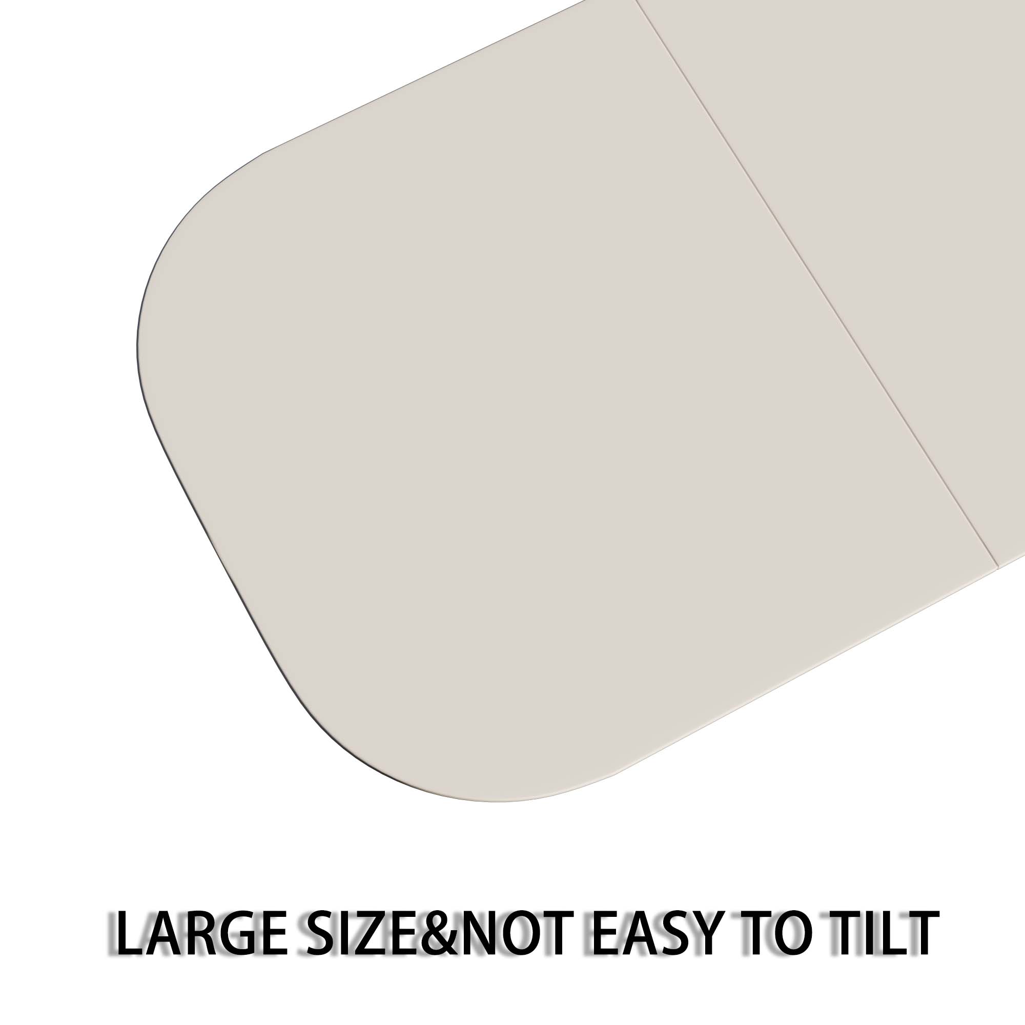 63" Cream Modern MDF Dining Table Set with 4 PU Leather Chairs, Black Metal Legs, Ergonomic Design, Stain-Resistant Tabletop, Perfect for Home Kitchen & Dining Room