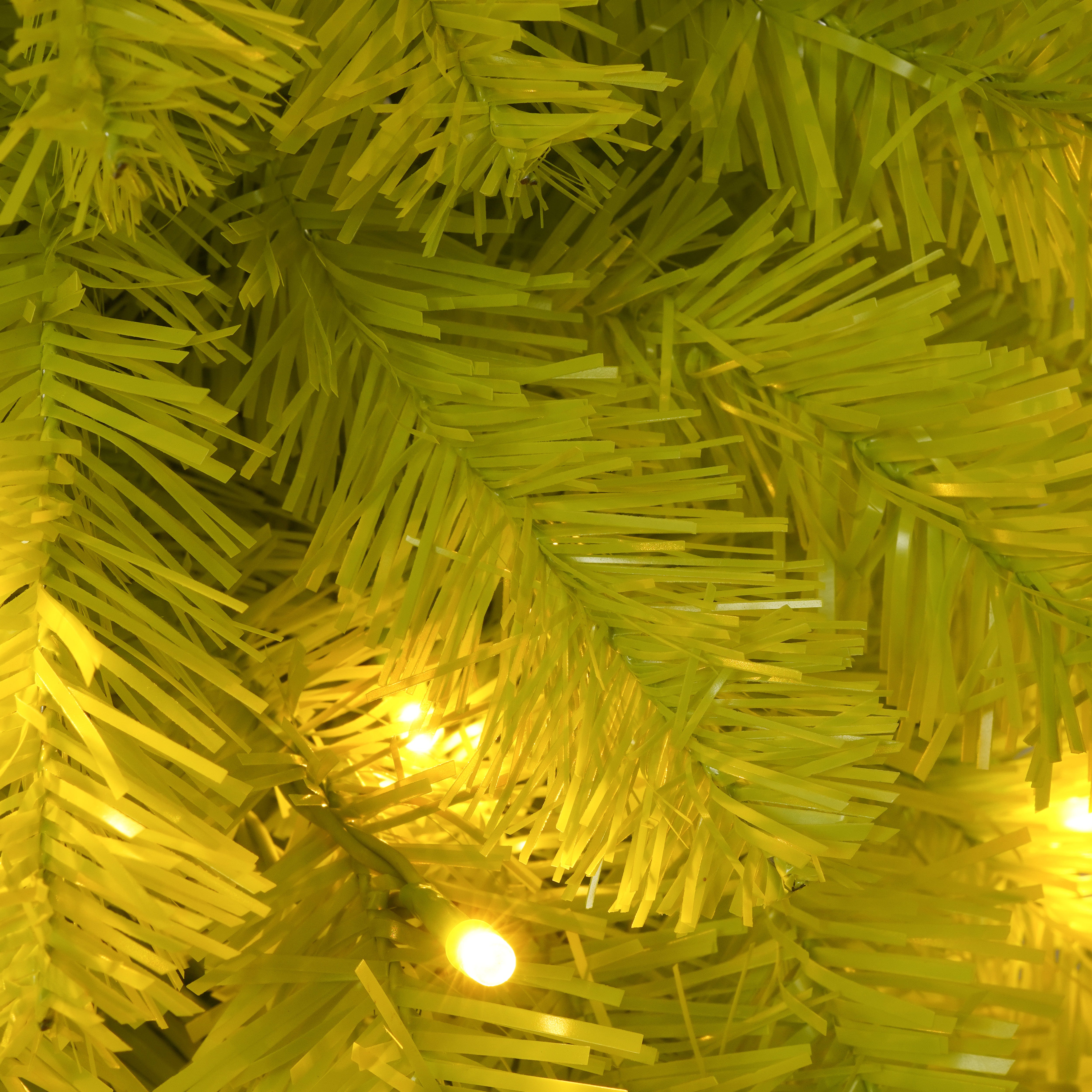 5FT Hinged Artificial Fir Christmas Tree - Santa Hat Style, 400 Lush Branch Tips, 100 Warm White LED Lights, Premium PVC, Easy Assembly for Home & Holiday Parties