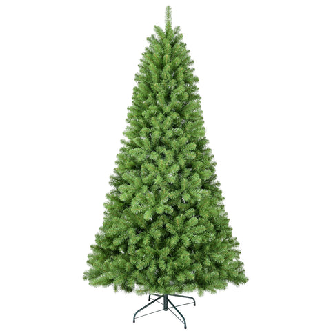 6ft Hinged Christmas Tree with Memory Wire: 760 Lush PVC Tips, Easy Setup Green Artificial Xmas Tree for Indoor Holiday Home Decor