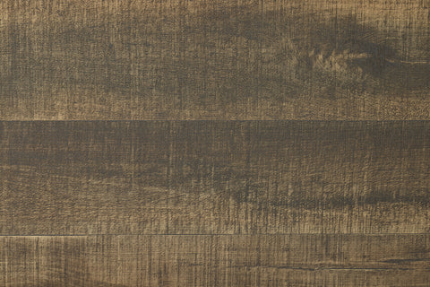 Industrial 4-Piece Bar Table Set with Power Outlet - Rustic Wood Grain Dining Table &amp; Comfy Linen Stools (59"x19"x36") - Space-Saving Breakfast Nook for Living Room, Game Room