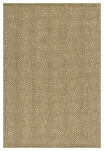 Earth Collection 2' x 7' Natural Jute/Polypropylene Flatweave Indoor/Outdoor Area Rug - Durable, Stain-Resistant, Easy-Clean - Perfect for Patios, Entryways, High-Traffic Areas