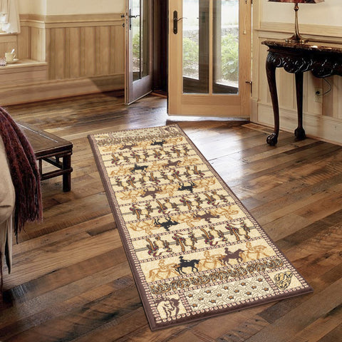 Tribes GC Southwest Beige 2'x3' Area Rug - 100% Polypropylene, Stain-Resistant Accent Rug for High-Traffic Entryways &amp; Living Rooms, Durable &amp; Pet-Friendly, Made in Turkey