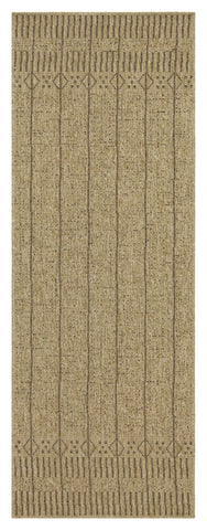Earth GC NT1009 Jute/Mocha Polypropylene 7'10" x 10'3" Indoor/Outdoor Area Rug - Stain Resistant, Easy Clean, Flatweave for High Traffic Areas &amp; Patios, Made in Turkey